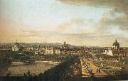Bernardo Bellotto Vienna,Seen from the Belvedere Palace oil painting picture wholesale